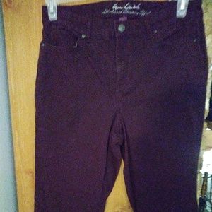Gloria Vanderbilt plum women's jeans